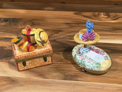 Limoges set trinket boxes - limoges, of