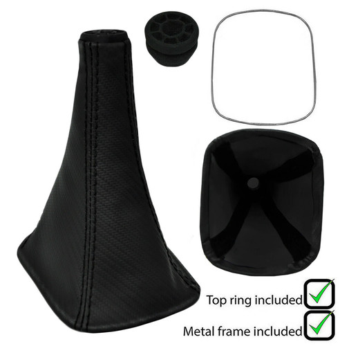 Black stitch carbon - black, vinyl