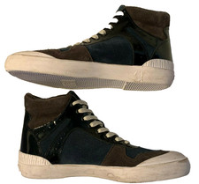 NEW FCUK French Connection Mens Suede High Top Trainers UK10 EUR 44 RRP £89.00