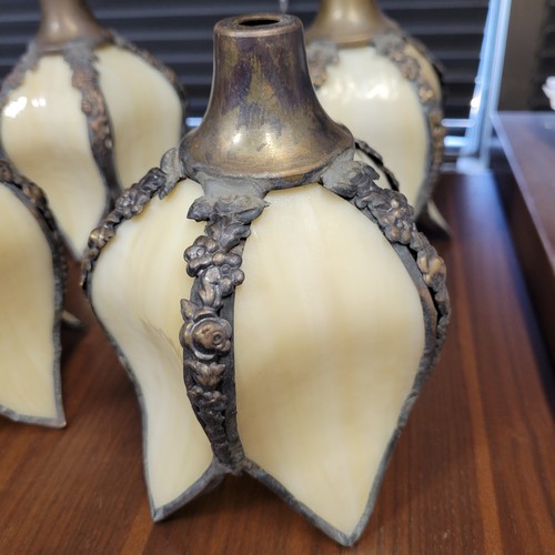 Set antique slag glass - slag,