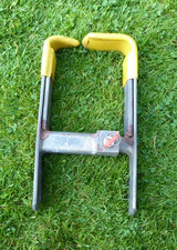 BULLDOG EUROCLAMP EM500SS WHEEL CLAMP with 1 key Heavy Duty  Car Caravan Trailer