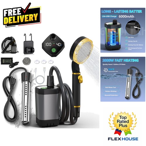 Lightweight portable shower - lightweight,
