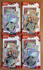 4x Pokemon TCG Scarlet & Violet Destined Rivals Checklane Blister