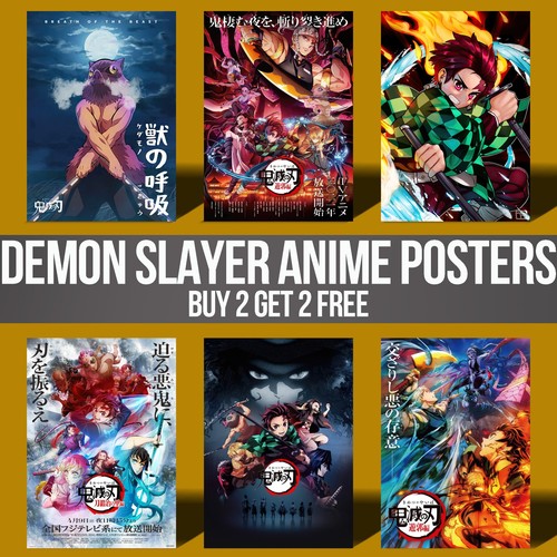 Demon slayer anime posters - slayer,