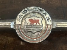 Red MORRIS Car Emblem Badge