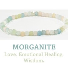 Morganite Cube Cut Crystal