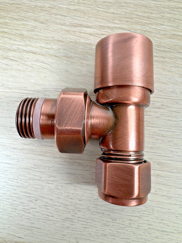 Antique copper towel rail - towel,