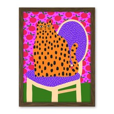 Leopard on a Chair Bright