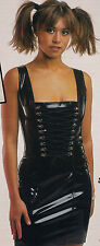 THE FEDERATION RUBBER LATEX CORSET DRESS BRAND NEW CROSS DRESS