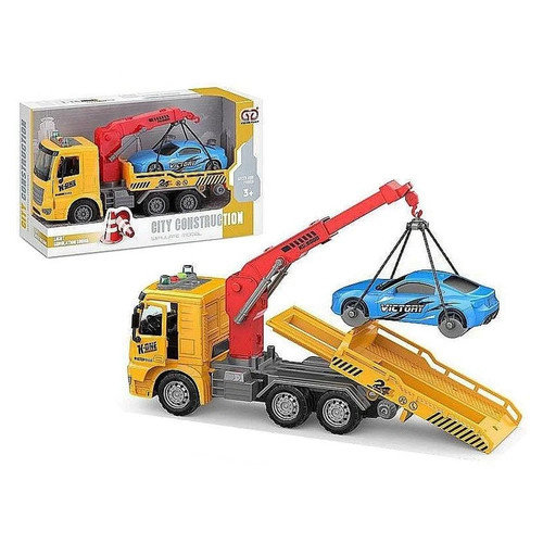 Tow truck with car - truck, light
