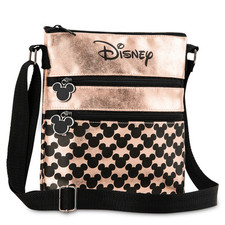 Disney Rose Gold Cross Body Bag for Women, Shoulder Bag, Disney Gifts for Women