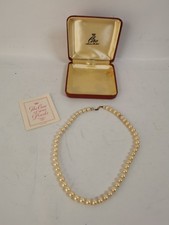 Vintage Ciro Pearls with 9ct Gold Clasp In Original Box 