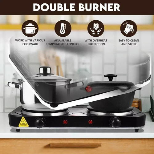 Double hot plate 2500w - hot,