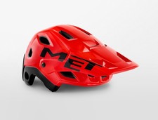 Parachute MCR Mips MTB Helmet Red Medium - MISSING CHINBAR