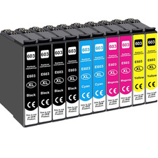 10x Ink Cartridge Fits for Epson 603XL XP3100 XP2100 XP4100 XP2105 XP3105 XP4105