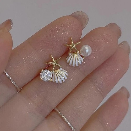 Gold star fish - star, crystal