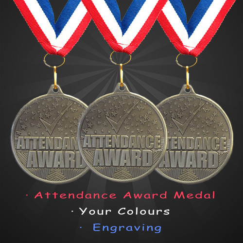 Attendance medal cascade award - medal,