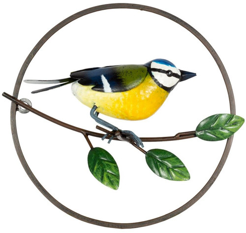Perching blue tit - perching, 3d