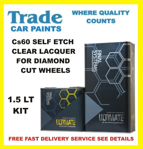 Self etch clear lacquer for - 2k,