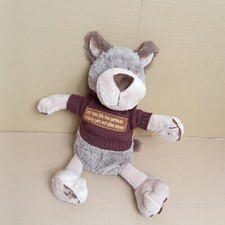 "Don't take life too seriously"  Flame Homeware Dog 12"  Soft Toy Plush