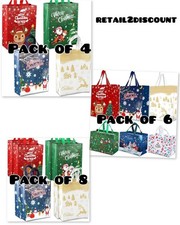 4,6,8 Pack Christmas Reusable