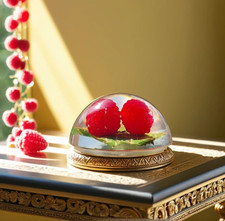 STUDIO ART LUCITE PAPERWEIGHT
