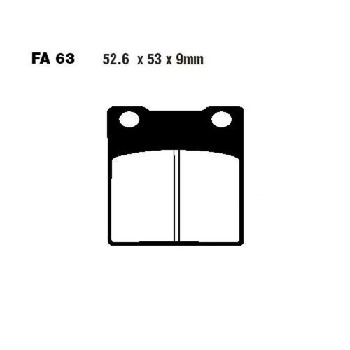 Brake pads sinter ebc - sinter,