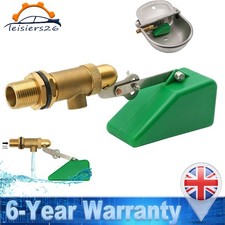 1/2" Brass Float Valve Automatic Water Fill Switch for Livestock Water Tank UK