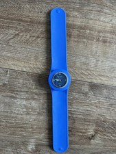 Blue/purple snap band strap Quartz watch