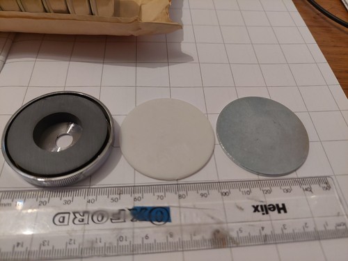 Pot magnet 50mm dia x - pot,
