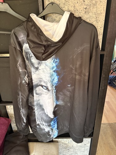 Wolf hoodie jacket xxl - wolf,