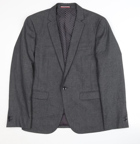 Ventuno men grey blazer - ventuno, 21