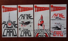 Thunderbirds lot of four different phone cards limited edition 1000 1994/5
