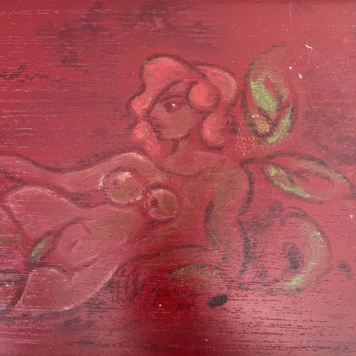 Mid century hand painted - century,