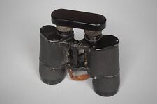 WWII WW2 Original German 7x50 Dienstglas Binoculars Leitz Wetzlar BEH + Cover
