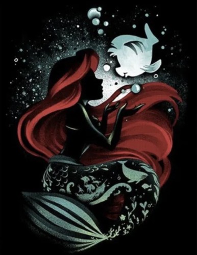 Dark disney counted cross - disney,