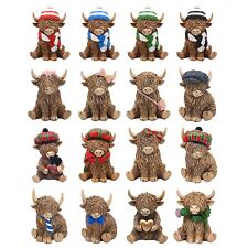 Happy Highland & Hughie Cow Ornament Gift Boxed