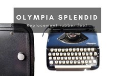 Olympia Splendid 33/66/99/SF Typewriter Rubber Feet - New *Replacements