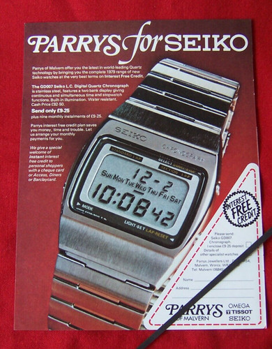 Seiko gd007 lcd chronograph - gd007,