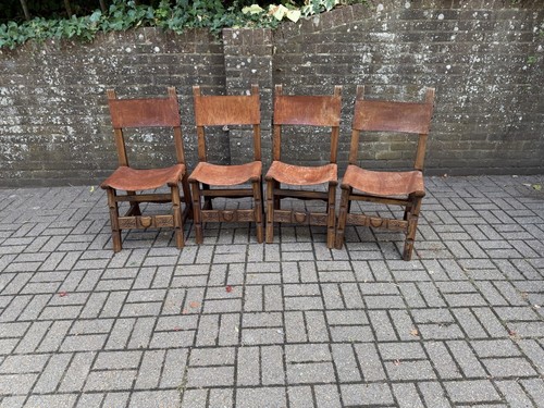 Set four vintage - set, hardwood