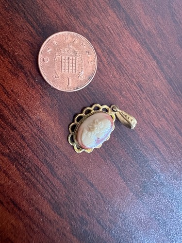 Gold toned brown stoned - gold,