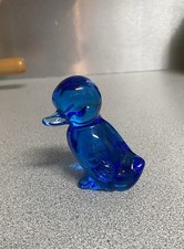 Vintage 3.25” Fenton Blue