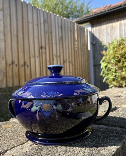 Denby baroque navy blue round - navy,