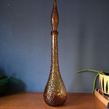 Amber genie bottle bubble