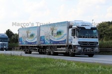 Truck Photo Mercedes-Benz Actros 2541 Drawbar Trailer Germany White Gen #l5wk