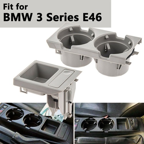 Gray center console cup holder - center,