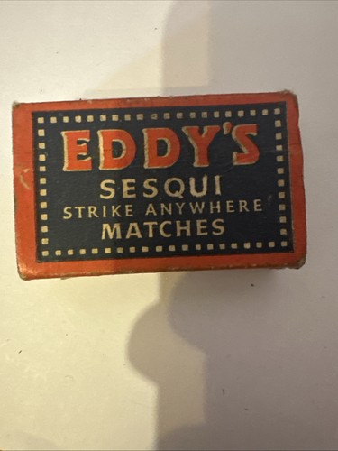 Rare vintage box eddy - rare,