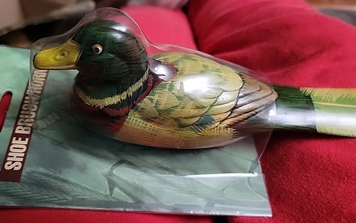 Nos duck shoe brush - duck, horn