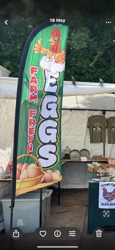 Advertise your eggs and - eggs, be