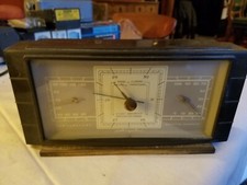 Vintage Airguide Temperature and Humidity Table Top Gauge 7 3/4" Long